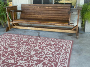 6 ft. Low Back Glider… great wooden patio furniture Quality Patio Furniture Handcrafted by Jack Hudson (830) 367-3848