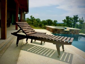 Quality Patio Furniture Adjustable Sun Lounger color Canyon Brown
