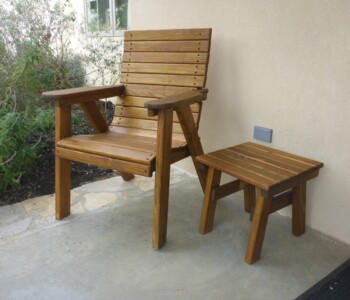 Quality Patio Furniture Deck Chair and Side Table Handcrafted by Jack Hudson (830) 367-3848 Deck Chair and Side Table Quality Patio Furniture Handcrafted by Jack Hudson (830) 367-3848
