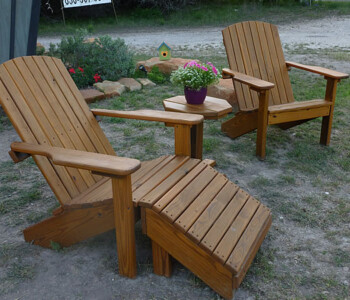 Quality Patio Furniture Flat Back Adirondack Chairs Handcrafted by Jack Hudson (830) 367-3848 Adirondack Chairs Quality Patio Furniture Handcrafted by Jack Hudson (830) 367-3848