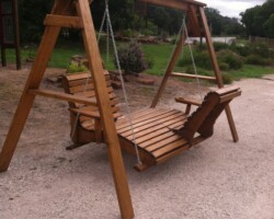 Quality Patio Furniture Side by Side Swinging Chaise Lounge with 12 ft. Heavy Duty A-Frame Handcrafted by Jack Hudson (830) 367-3848 Side by Side Swinging Chaise Lounge with 12 ft. Heavy Duty A-Frame Quality Patio Furniture Handcrafted by Jack Hudson (830) 367-3848